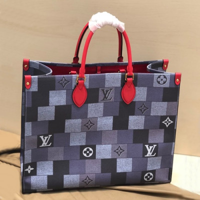 Louis Vuitton 2019 Monogram Tote Shopper Bag,41cm - 루이비통 2019 모노그램 토트 쇼퍼백 M44570 ,LOUB1683,41cm,블루