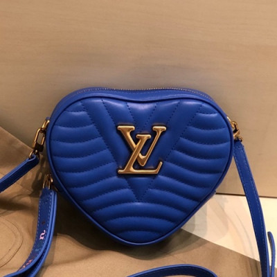 Louis Vuitton 2019 Leather New Wave Heart Shouder Bag,18cm - 루이비통 2019 레더 뉴웨이브 하트 숄더백 ,M52796,LOUB1689,18cm,블루