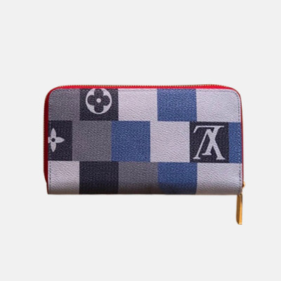 Louis Vuitton 2019 Zip Wallet M60017 - 루이비통 2019 남여공용 지퍼 장지갑  LOUW0259.Size(19CM).블루