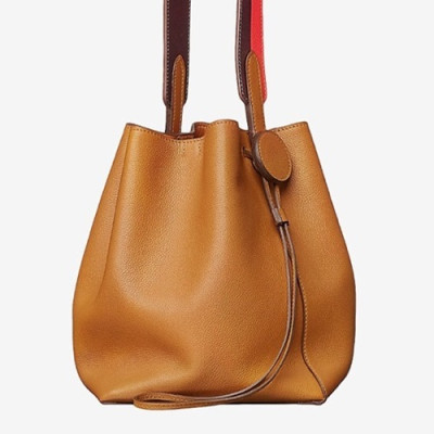 Hermes 2019 Licol Ever Color Leather Hobo Bucket Shoulder Bag ,17cm - 에르메스 2019 리콜 에버컬러 레더 여성용 호보 버킷 숄더백 HERB0738,17cm,카멜