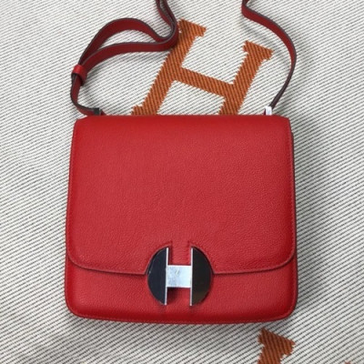 Hermes 2019 2002 Ever Color Leather Shoulder Bag ,20cm - 에르메스 2019 2002 에버컬러 레더 숄더백 HERB0767,20cm,레드