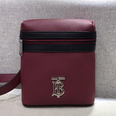 Burberry 2019 TB Messenger Shoulder Bag ,21CM - 버버리 2019 TB 남성용 메신저 숄더백,BURB0395,21cm,레드