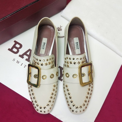 Bally 2019 Ladies Leather Loafer - 발리 2019 여성용 레더 로퍼, BALS0003.Size(225 - 245),화이트