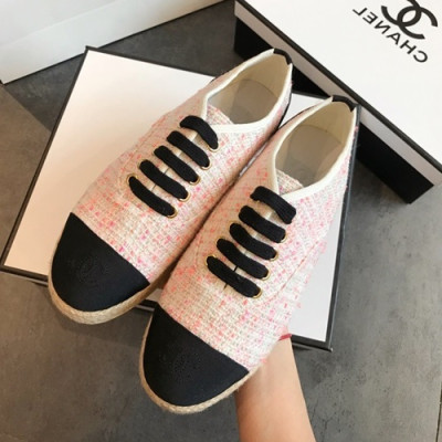 Chanel 2019 Ladies Tweed Sneakers - 샤넬 2019 여성용 트위드 스니커즈 CHAS0054.Size(225 - 250).핑크