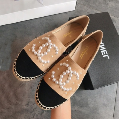 Chanel 2019 Ladies Plat Shoes - 샤넬 2019 여성용 플랫폼 슈즈 CHAS0063.Size(225 - 245).베이지핑크