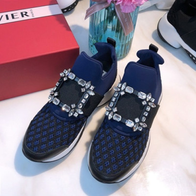 Roger Vivier 2019 Ladies Running Shoes - 로저비비에 2019 여성용 런닝 슈즈, RVS0004.Size(225 - 245).네이비