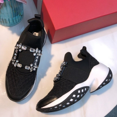 Roger Vivier 2019 Ladies Running Shoes - 로저비비에 2019 여성용 런닝 슈즈, RVS0008.Size(225 - 245).블랙