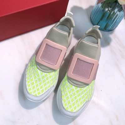 Roger Vivier 2019 Ladies Running Shoes - 로저비비에 2019 여성용 런닝 슈즈, RVS0014.Size(225 - 245).옐로우+핑크