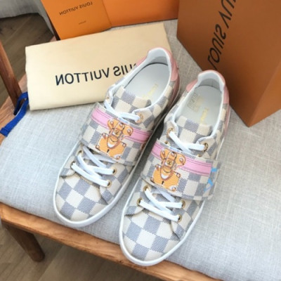 Louis Vuitton 2019 Ladies Canvas Sneakers - 루이비통 2019 여성용 캔버스 스니커즈 LOUS0010.Size(225 - 250),화이트