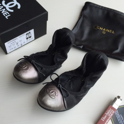 Chanel 2019 Ladies Ballet Flat Shoes - 샤넬 2019 여성용 발렛 플랫 슈즈 CHAS0077,Size(225 - 255).블랙