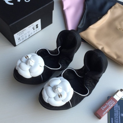 Chanel 2019 Ladies Ballet Flat Shoes - 샤넬 2019 여성용 발렛 플랫 슈즈 CHAS0079,Size(225 - 255).블랙