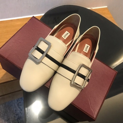 Bally 2019 Ladies Leather Loafer - 발리 2019 여성용 레더 로퍼, BALS0014.Size(225 - 250),화이트