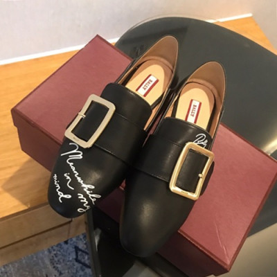 Bally 2019 Ladies Leather Loafer - 발리 2019 여성용 레더 로퍼, BALS0017.Size(225 - 250),블랙