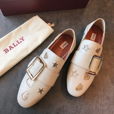 Bally 2019 Ladies Leather Loafer - 발리 2019 여성용 레더 로퍼, BALS0018.Size(225 - 250),화이트