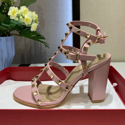 Valentino 2019 Ladies High Heel Sandal - 발렌티노 2019 여성용 하이 힐 샌들, VTS0008,Size(225 - 255),핑크