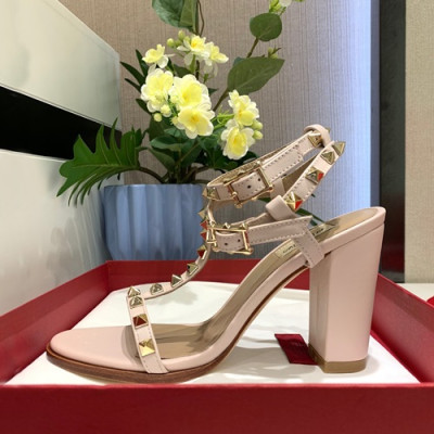 Valentino 2019 Ladies High Heel Sandal - 발렌티노 2019 여성용 하이 힐 샌들, VTS00018,Size(225 - 255),핑크