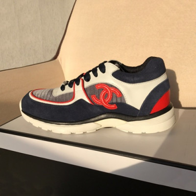 Chanel 2019 Ladies Running Shoes - 샤넬 2019 여성용 런닝슈즈 CHAS0102.Size(225 - 260).네이비+그레이