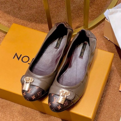 Louis Vuitton 2019 Ladies Ballet Flat Shoes - 루이비통 2019 여성용 발렛 플랫 슈즈 LOUS0033.Size(225 - 245).브라운