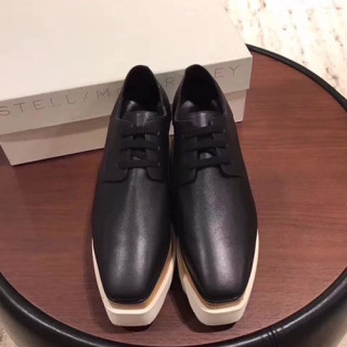 Stella McCartney 2019 Ladies Leather Platfrom Shoes - 스텔라매카트니 2019 여성용 레더 플랫폼 슈즈 STES0012,Size(225 - 245).블랙