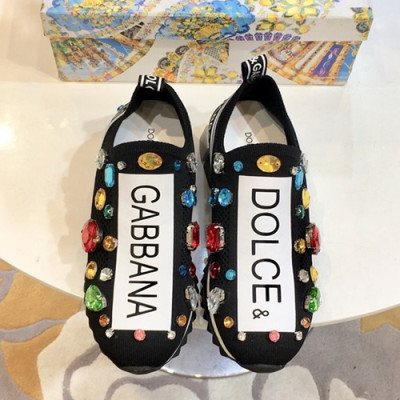 Dolce&Gabbana 2019 Mm / Wm Running Shoes - 돌체앤가바나 2019 남여공용 런닝슈즈 DGS0007.Size(225 - 270).블랙