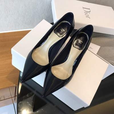 Dior 2019 Ladies Leather Pumps High Heel - 디올 2019 여성용 레더 펌프스 하이힐 DIOS0004,Size(225 - 245).다크네이비