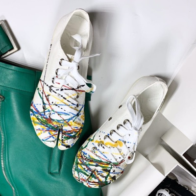 Maison Margiela 2019 Mm / Wm Canvas Sneakers - 메종 마르지엘라 2019 남여공용 캔버스 스니커즈, MMS0001.Size(225 - 270),화이트