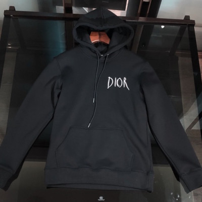 Dior 2019 Mm/Wm Logo Wolf Cotton Hood Tee - 디올 남자 로고 울프 코튼 후드티 DIOHT0041.Size(S -2XL).블랙