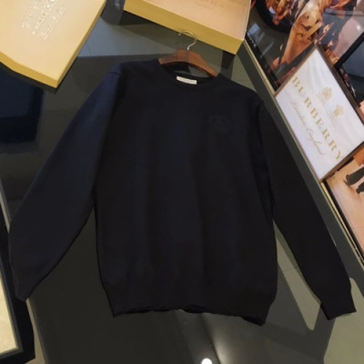 Burberry 2019 Mens Retro Logo Sweater - 버버리 2019 남성 레트로 로고 니트  BURST0287.Size(M - 3XL),블랙
