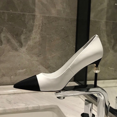 Chanel 2019 Ladies Pumps High Heel - 샤넬 2019 여성용 펌프스 하이힐,CHAS0170.Size(225 - 245).화이트