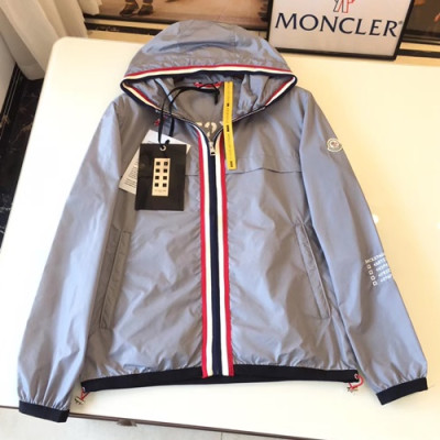 Moncler 2019 Mens Patch Logo Cajual Jacket - 몽클레어 2019 남성 패치 로고 캐쥬얼 자켓 MONJK0148,Size(m - 2xl),그레이