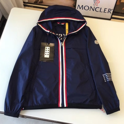 Moncler 2019 Mens Patch Logo Cajual Jacket - 몽클레어 2019 남성 패치 로고 캐쥬얼 자켓 MONJK0149,Size(m - 2xl),네이비