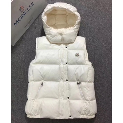 Moncler 2019 Mens Business Logo Casual Vest - 몽클레어 남성 비지니스 로고 캐쥬얼 조끼 MON0155.Size(1 - 4).컬러(화이트)