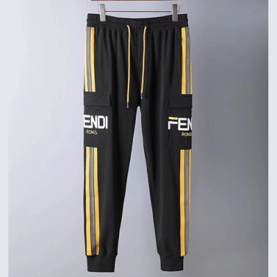 Fendi 2019 Mens Casual Logo Training Pants  -펜디 남성 캐쥬얼 로고 트레이닝 팬츠 FENTP0052.Size(M-2XL).컬러(블랙)