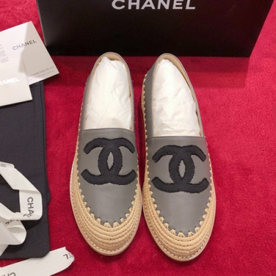 Chanel 2019 Ladies Plat Shoes - 샤넬 2019 여성용 플랫폼 슈즈 CHAS0197.Size(225 - 245).그레이