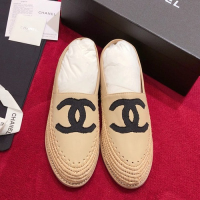 Chanel 2019 Ladies Plat Shoes - 샤넬 2019 여성용 플랫폼 슈즈 CHAS0199.Size(225 - 245).베이지