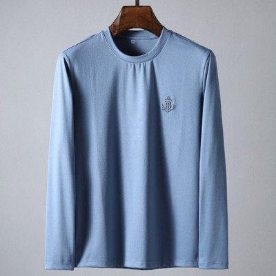 Burberry 2019 Mens Silket T-shirt - 버버리 2019 남성 실켓 긴팔티셔츠 BURTS0319,Size(M- 3XL),블랙/그린/블루