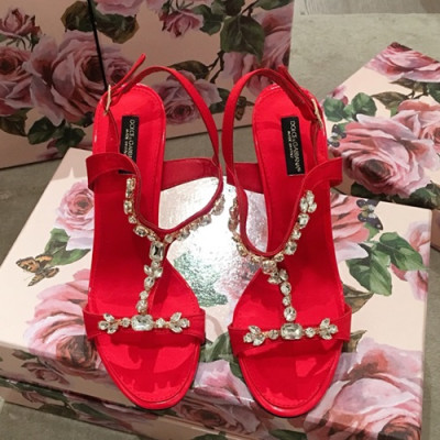 Dolce&Gabbana  2019 Ladies High Heel Sandal - 돌체앤가바나 2019 여성용 하이힐 샌들, DGS0027.Size(220 -  255).레드