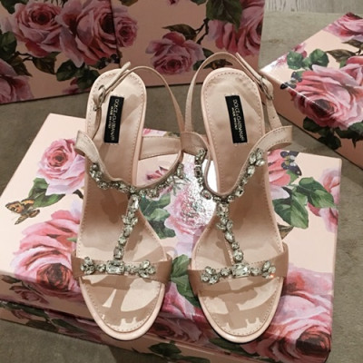 Dolce&Gabbana  2019 Ladies High Heel Sandal - 돌체앤가바나 2019 여성용 하이힐 샌들, DGS0028.Size(220 -  255).베이지