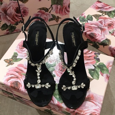 Dolce&Gabbana  2019 Ladies High Heel Sandal - 돌체앤가바나 2019 여성용 하이힐 샌들, DGS0029.Size(220 -  255).블랙