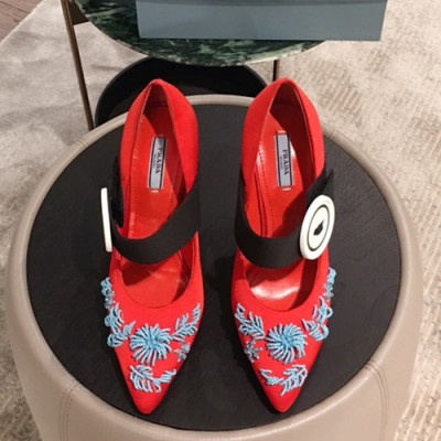 Prada 2019 Ladies Pumps High Heel - 프라다 2019 여성용 펌프스 하이힐, PRAS0042.Size(225 - 250).레드