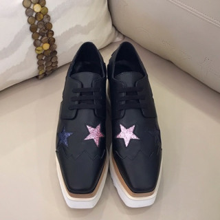 Stella McCartney 2019 Ladies Leather Platfrom Shoes - 스텔라매카트니 2019 여성용 레더 플랫폼 슈즈 STES0015,Size(225 - 245).블랙
