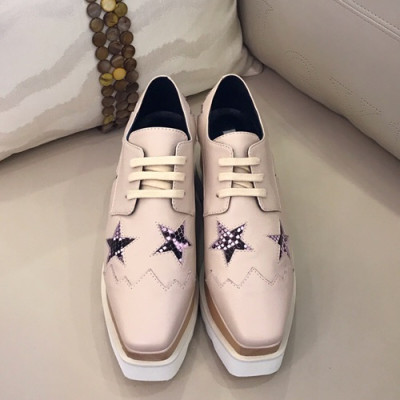 Stella McCartney 2019 Ladies Leather Platfrom Shoes - 스텔라매카트니 2019 여성용 레더 플랫폼 슈즈 STES0018,Size(225 - 245).베이지