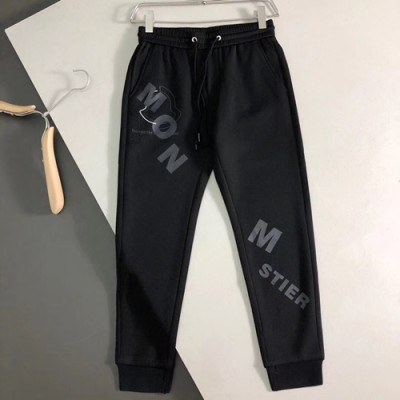 Mocler 2019 Mens Casual Logo Training Pants  -몽클레어 남성 캐쥬얼 로고 트레이닝 팬츠 MONTP0193.Size(29-36).컬러(블랙)