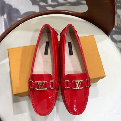 Louis Vuitton 2019 Ladies Leather Loafer  - 루이비통 2019 여성용 레더 로퍼 LOUS0052 , Size (225 - 255),레드