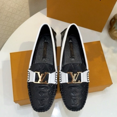 Louis Vuitton 2019 Ladies Leather Loafer  - 루이비통 2019 여성용 레더 로퍼 LOUS0055 , Size (225 - 255),블랙