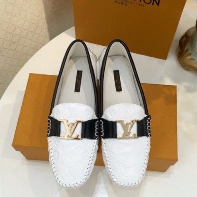 Louis Vuitton 2019 Ladies Leather Loafer  - 루이비통 2019 여성용 레더 로퍼 LOUS0057 , Size (225 - 255),화이트