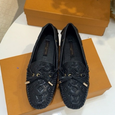 Louis Vuitton 2019 Ladies Leather Loafer  - 루이비통 2019 여성용 레더 로퍼 LOUS0065, Size (225 - 255),블랙