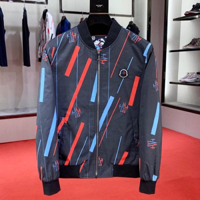 Moncler 2019 Mens Patch Logo Cajual Jacket - 몽클레어 2019 남성 패치 로고 캐쥬얼 자켓 MONJK0198,Size(M-3XL),네이비