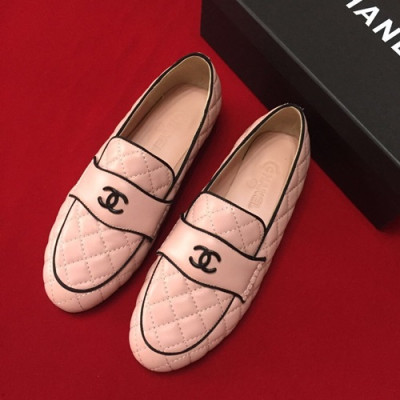 Chanel 2019 Ladies Leather Loafer - 샤넬 2019 여성용 레더 로퍼 CHAS0216.Size(225 - 245).핑크