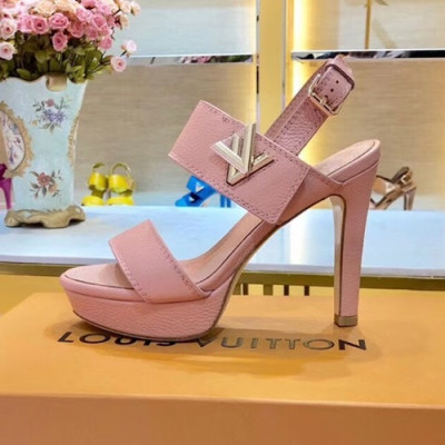 Louis Vuitton 2019 Ladies Leather High Heel Sandal - 루이비통 2019 여성용 레더 하이힐 샌들 LOUS0088,Size(220 - 255).연핑크